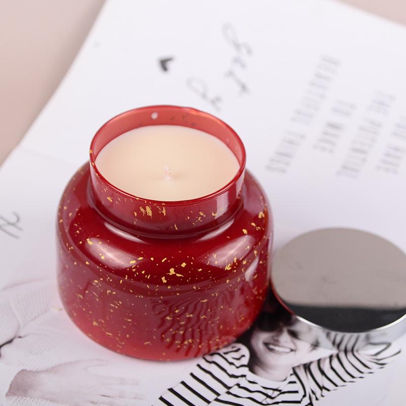 

Рождественская ароматическая свеча в стекле, соевый воск, ароматическая свеча на Хэллоуин, праздничный сувенир, украшение для создания праздничной атмосферы