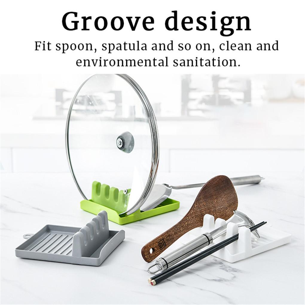 Spoon Rest Kitchen Organizer for Fork Spatula Rack Spoon Holder Stand