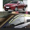For Citroen E-elysee 2014 2015 2016 2017 2018   Car Sticker Plastic Window Glass Wind Visor Rain/Sun Guard Vent Parts