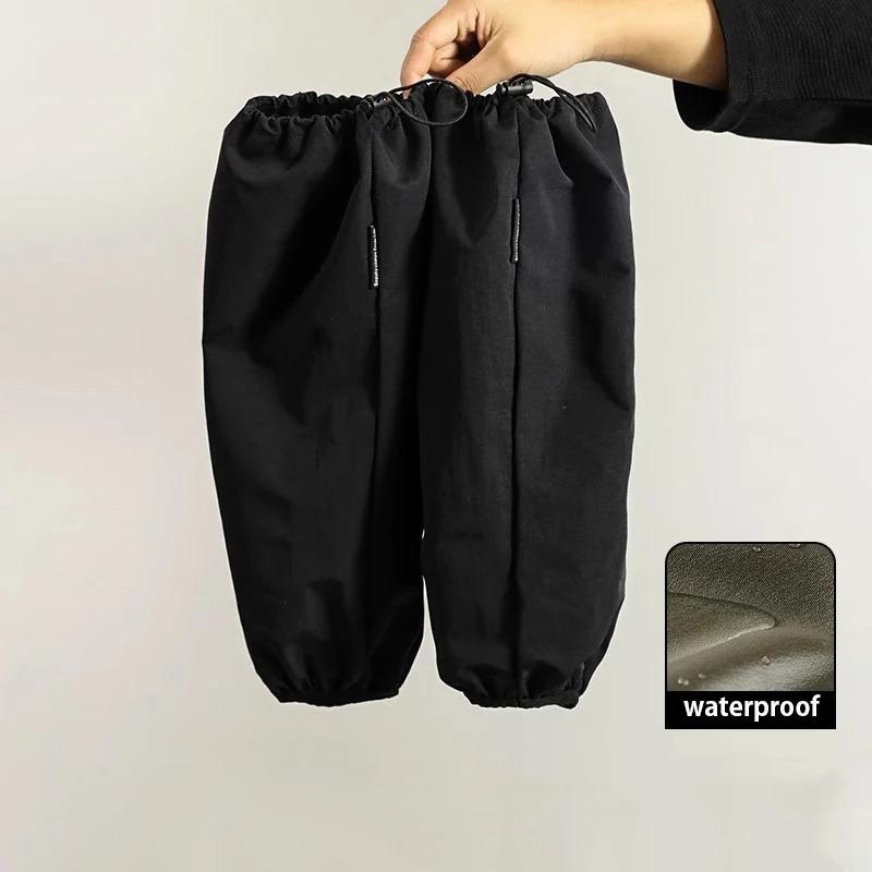 1Pair Winter Anti-dirty Arm Oversleeves with Pocket Waterproof Oilproof Pocket Style Housework Kitchen Cleaning Accessories