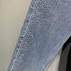 Pantaloni a matita in denim elasticizzato da donna Primavera Estate Skinny Stampa Diamante Jeans Skinny Pantaloni Casual Femminili