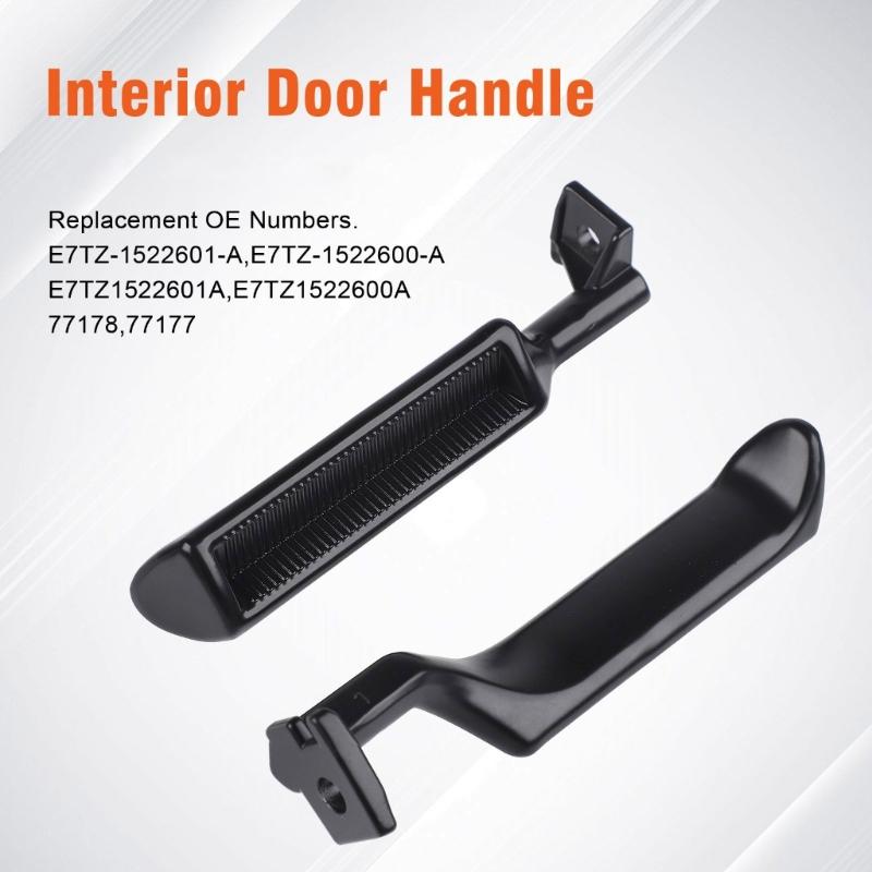 Interior Metal Door Handle Front Left Driver Passenger Door Handles E7TZ152260A Replacement Vehicle upgrades  Door Handle