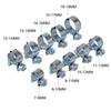 60pcs/set 7-18MM 10 Sizes Strong Mini Pipe Hose Clamp for Fuel Hose Clip