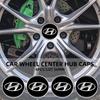 4pcs 56mm Auto Stickers Car Hub Center Cover Accessory for Hyundai Elantra Tucson ACCENT Mistra Ix35 MM13
