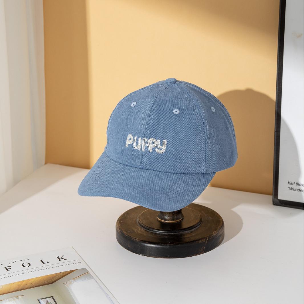 

Бейсболка с вышивкой банта, состаренная, дышащая, солнцезащитная шляпа, универсальная кепка с мягким верхом, тренд 56-60cm adjustable