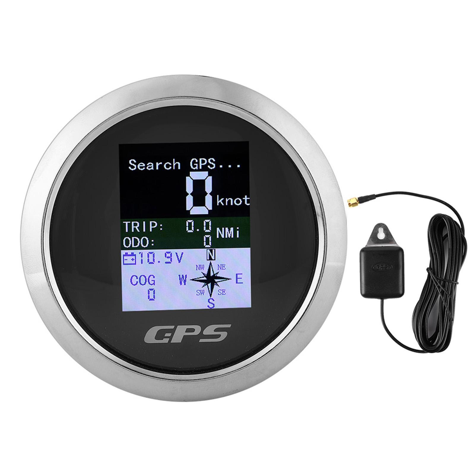 

85mm Speedometer GPS Car Boat Engineer Stainless Waterproof Digital Gauges Car Accessories Digital Speed Gauges Guage with GPS