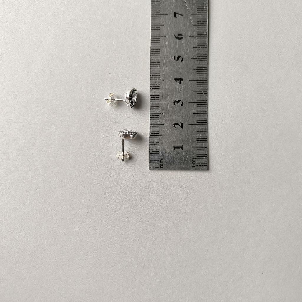 Silver Earrings with Cubic Zirkonia (60002055)