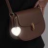 Heart Shape Keychain Night Light Touch Sensing LED Lamp Portable Bag Purse Accessories Birthday Present Camping