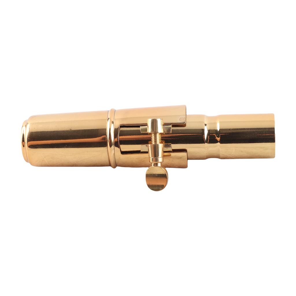 7C Tenor Saxophone Mouthpiece Musical Instrument Accessories Brass Material with  Cap Buckle Patch