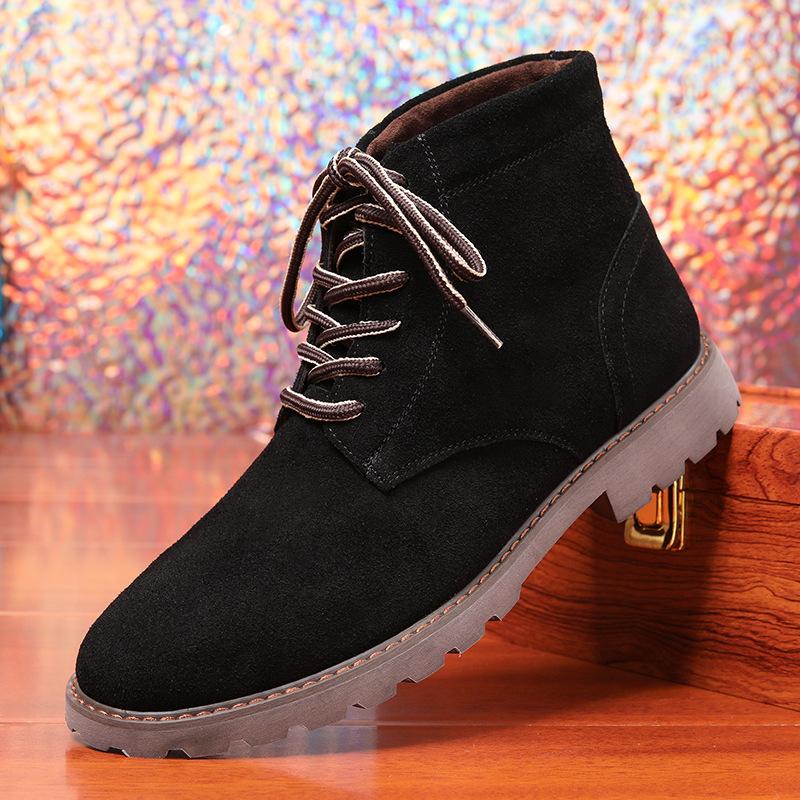 2025 autumn new British style short boots leather shoes men's trend Martin boots men's shoes Wenzhou Shoe Factory