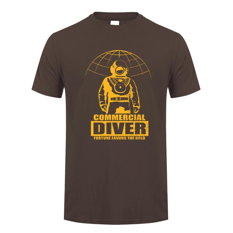 Commercial Diver T Shirts Unisex Graphic Dive Scuba Diving Streetwear Short Sleeve Tshirt Gifts Summer Tshirt Unisexs Dy203