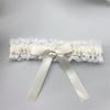 Bride Wedding Lace Garter Elastic Leg Band Lace Trim Design Leg Decoration for Formal Event Proms Ceremony Accessories