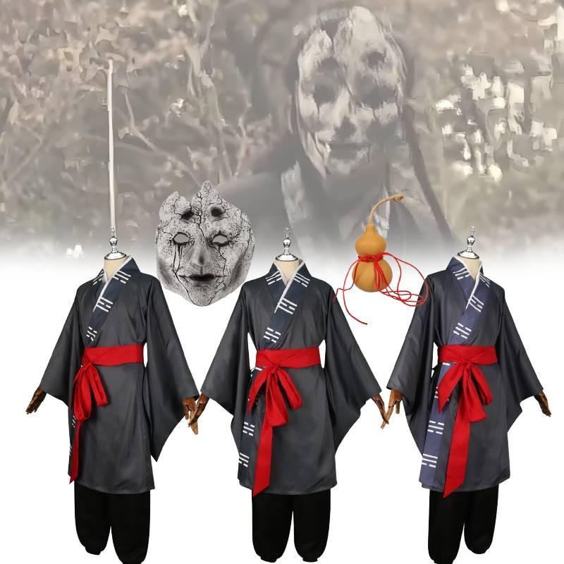 Black Myth Wukong Cosplay Set Game Role Play Party Retro Taoist Costume Robe