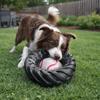 Chew-Resistant Tire-Shaped Dog Toy Elasticity Dog Chew Wheel Toy Molar Toys  Indoor Play