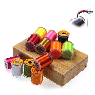 Bimoo 12 Colors 70D Fly Tying Thread for Size 14~22 Midge Nymph Small Dry Flies Fly Fishing Lure Making Material