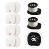 Replacement Filter Set for Shark Rocket Pro IX140 IX141 IX142 Cordless Vacuum Includes 2 Filters and 4 Sponges