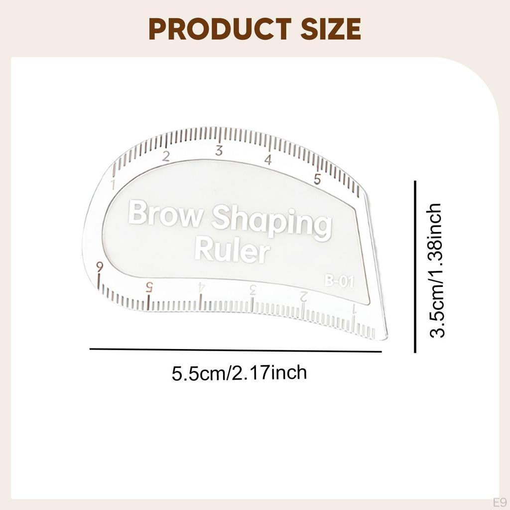 Eyebrow Shaping Ruler Arch Brow Mapping Fast Drawing Positioning Tool Template