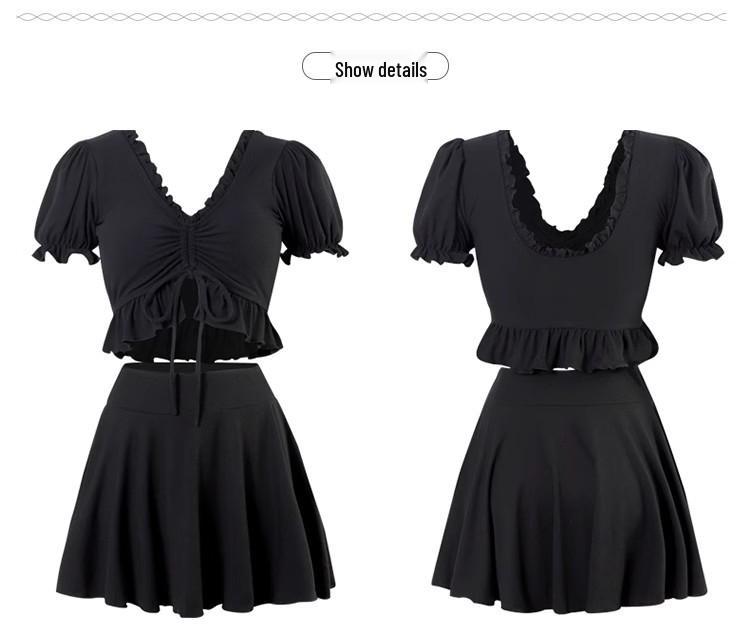 Women's Sexy Slimming Two-Piece Swimsuit: New Style, Perfect for Outdoor Hot Springs and Vacations