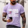 Men's Funny Letter Print Casual Loose Fit Graphic Tee Shirt for Everyday Wear