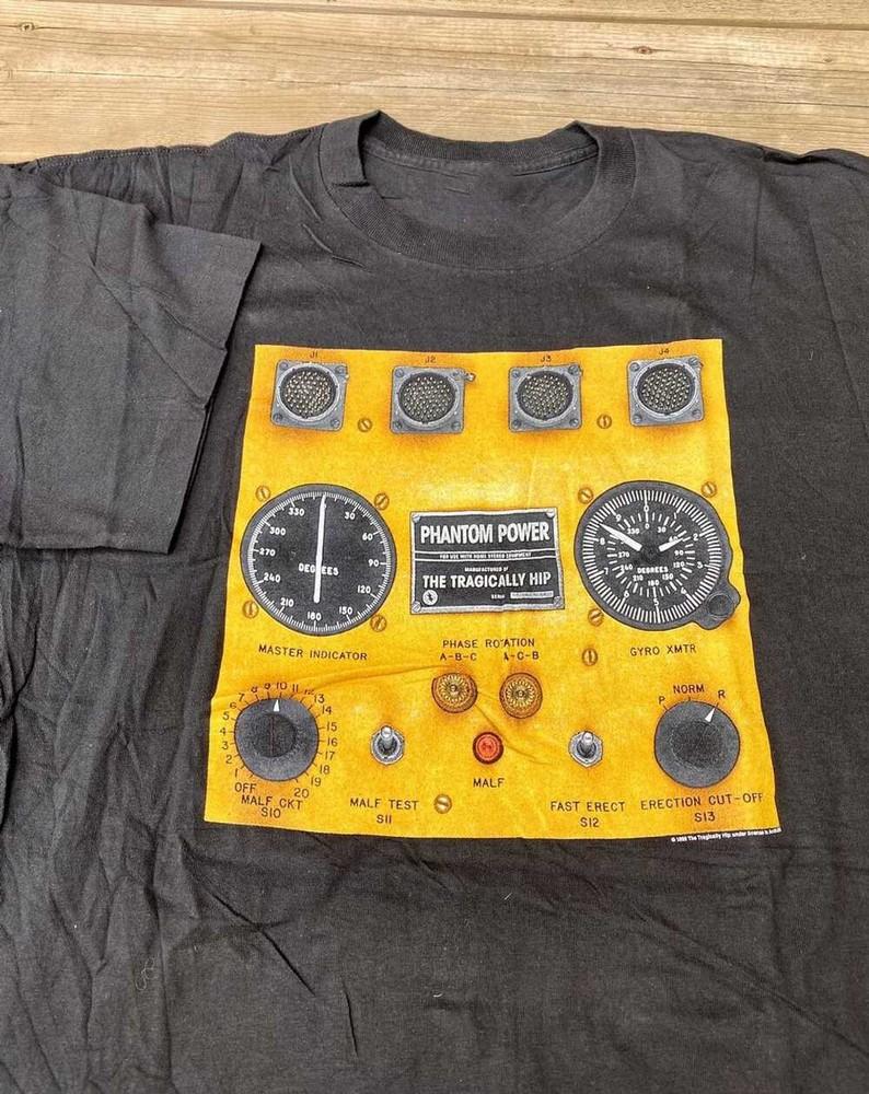 The Tragically Hip Phantom Power Album Tour Tee Shirt All Sizes CO150 Unisex T-Shirt S