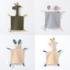 Baby Cotton Muslin Comforter With Plush Rabbit And Rabbit For Newborns