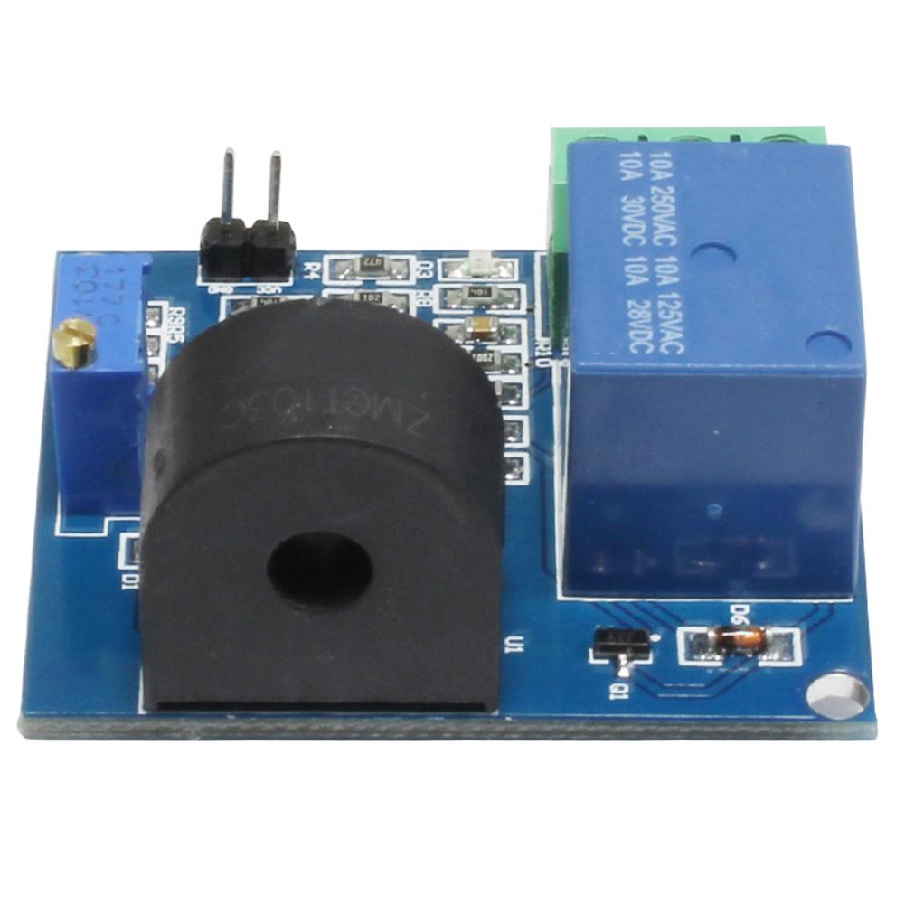 AC Current Detection Sensor Module 24V Relay Protection Over-Current Protection 44*38mm DC 24V Working Voltage