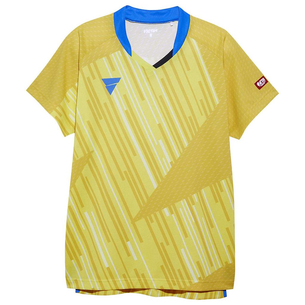 Victas Camiseta de Jogo Unissex Tênis de Mesa 2019 Seleção Nacional do Japão Oficial Tamanho de Jogo 031478 V-NGS900, Modelo Masculino, Qualificação, Amarelo, 3XL,
