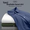 VANCL Men's Flannel Brushed Long-Sleeve Shirt