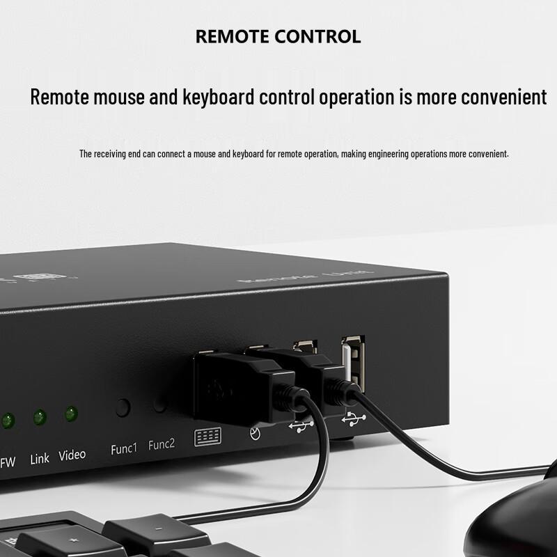 YueTu 4K HDMI Fiber Optic KVM Extender 20km