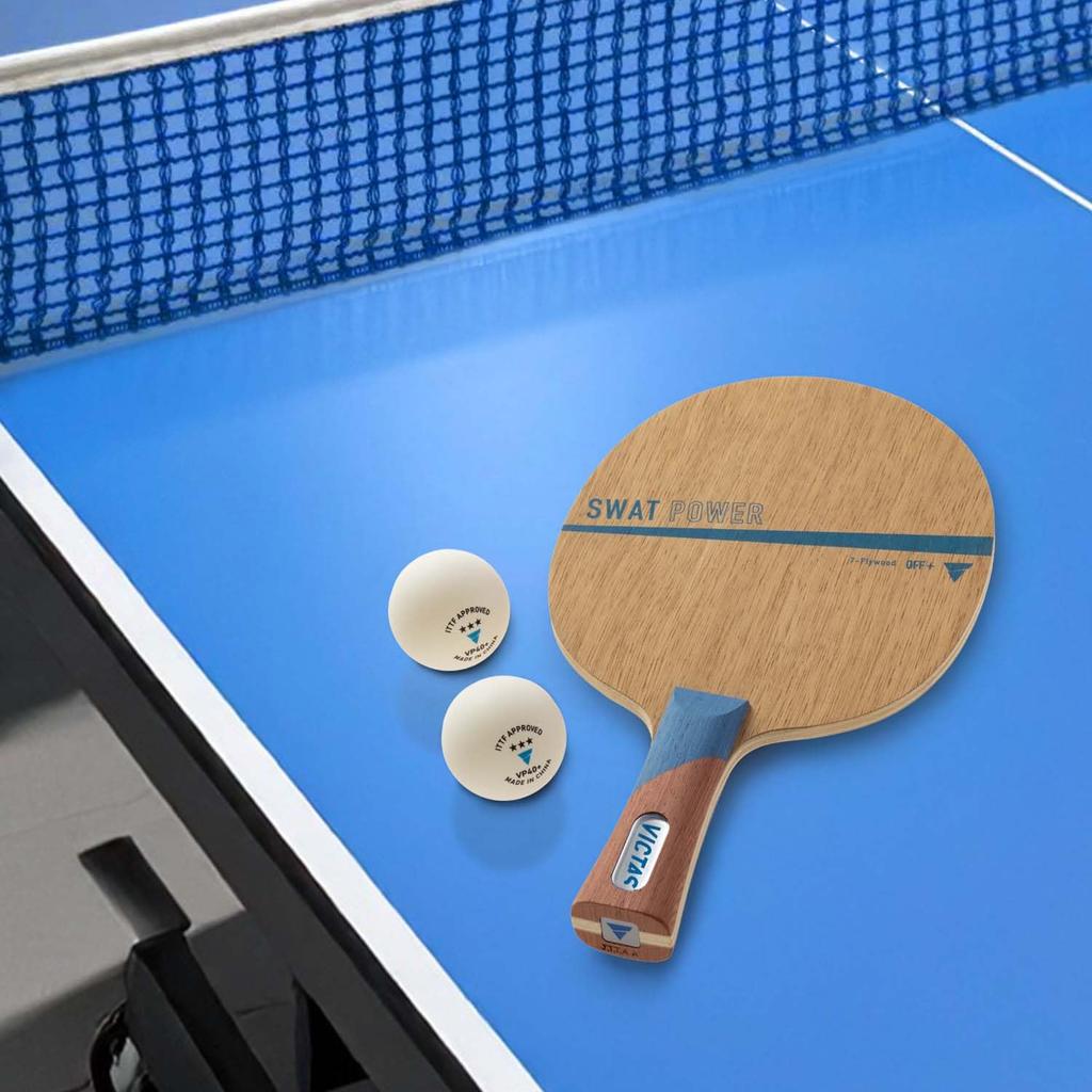 VICTAS SWAT POWER Offensive Shakehand Flare Table Tennis Racket (310014)