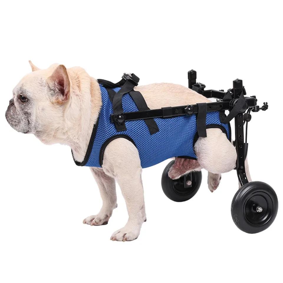 Pet Wheelchair Cart Adjustable Pet Mobility Aids with Wheels Disabled Cat Dog Rehabilitation Walking Mobility Aid Troll