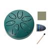 Steel Tongue Drum for Kids 3 Inches 6 Notes Mini Rain Drums Outside Rain Music Maker with Mallets And Music Book for Garden Camping Meditation Yoga