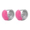 Lovely Gold Round Small Hoop Earrings Enamel Oil Drop hoop Earrings Gold-plated Brass Jewelry :VE614