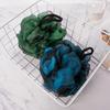 Set of 4 Bath Shower Poufs with Hanging Loops Mesh Body Scrubber Exfoliating Shower Sponge for Daily Bathing and Skin Cleansing