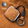 for Zeekr 001 2024 007 7X 009 Alcantara Car Key Case High-Grade Suede Car Full Shell Buckle Keychain