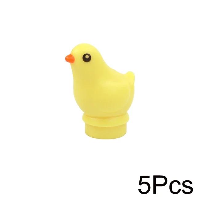 MOC Animals Building Blocks Flamingo Swan Otter Cat Dog Pug Chick Duck Eagle Sheep Owl Rabbit DIY Model Brick Toys for Children