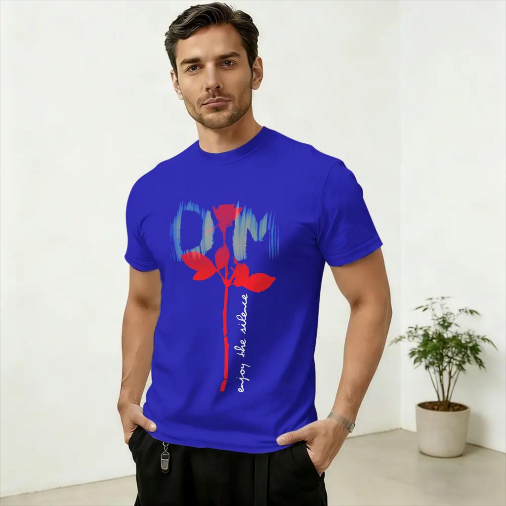 Depeches Modes Music In Tour 2026 T Shirt Summer Harajuku TShirts Unisexs Pure Cotton O Neck Plus Size Short Sleeve Casual Tops
