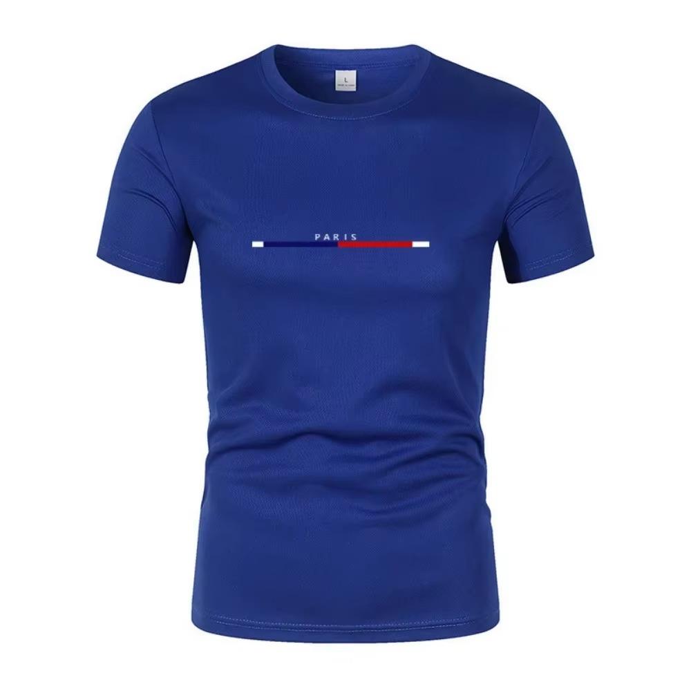 New Summer Men's FashionShort Sleeve T-Shirt Casual Quick-Drying BreathableLoose Sports Top Hip-Hop Street Men's Clothing