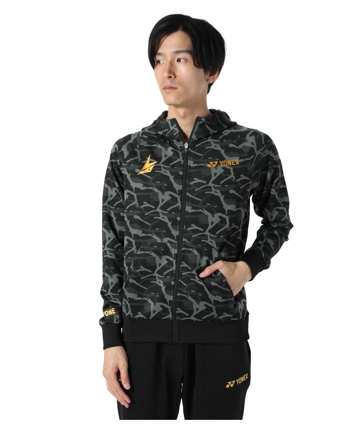Yonex Hoodie Warm-Up 50084Y-007 (Black/M/Men s)