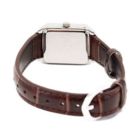 CASIO STANDARD Cheap Casio Simple Square Business Wristwatch, Women's, Design, Casual, Leather, Brown, LTP-V007L-7E2 [Used]