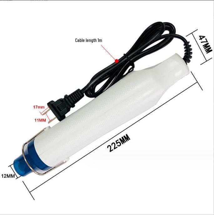 European Handheld 220V Hot Air Gun for Polymer Clay, Rubber Stamp Embossing, DIY Heat Shrink & Shaping Tool