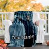Custom Name The Count of Monte Cristo Theme Printed Blanket - Perfect for Couch, Bed, Travel & Outdoor Use | Machine Washable, Cozy & Durable.