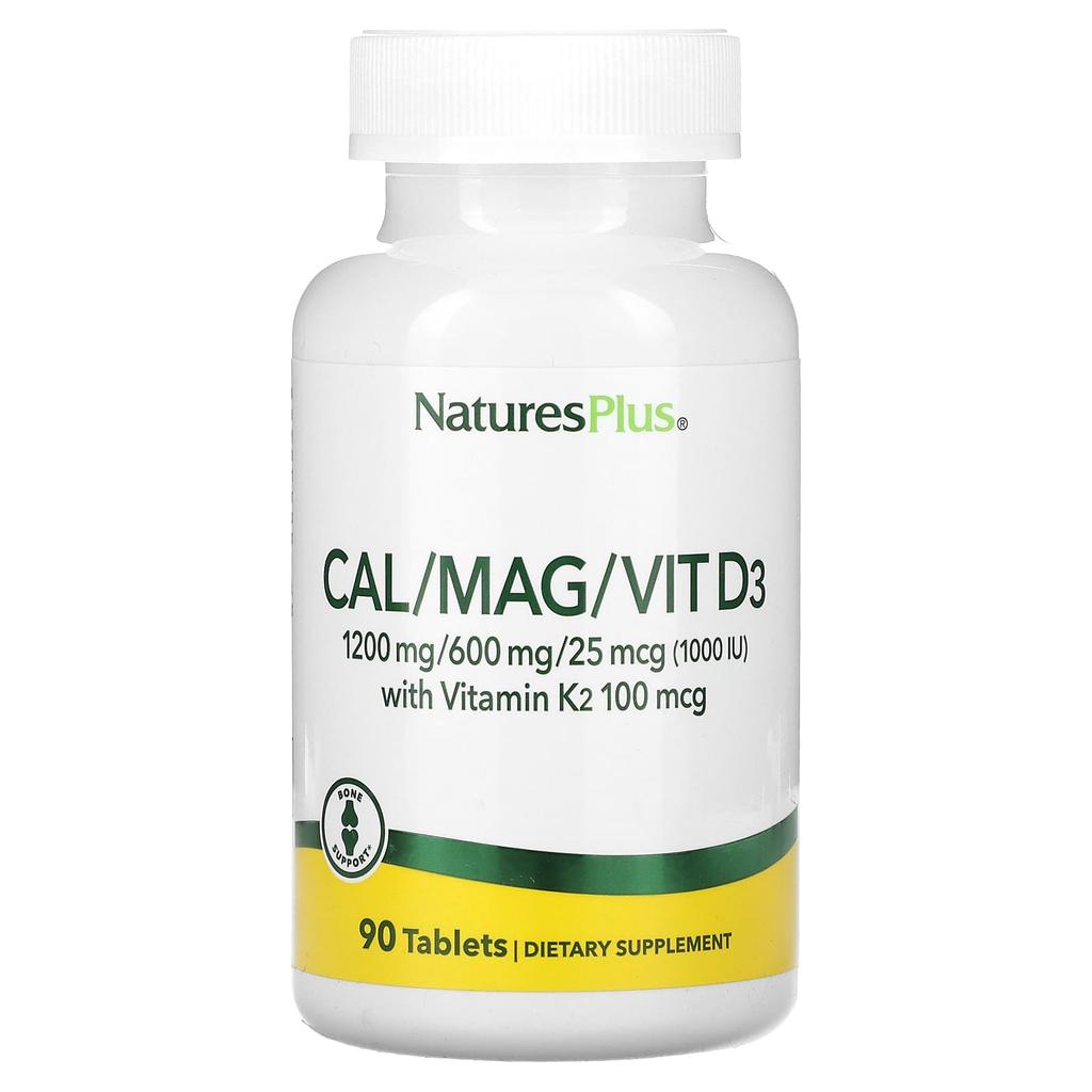 Calcium/Magnesium/Vitamin D3 with Vitamin K2, 90 Tablets