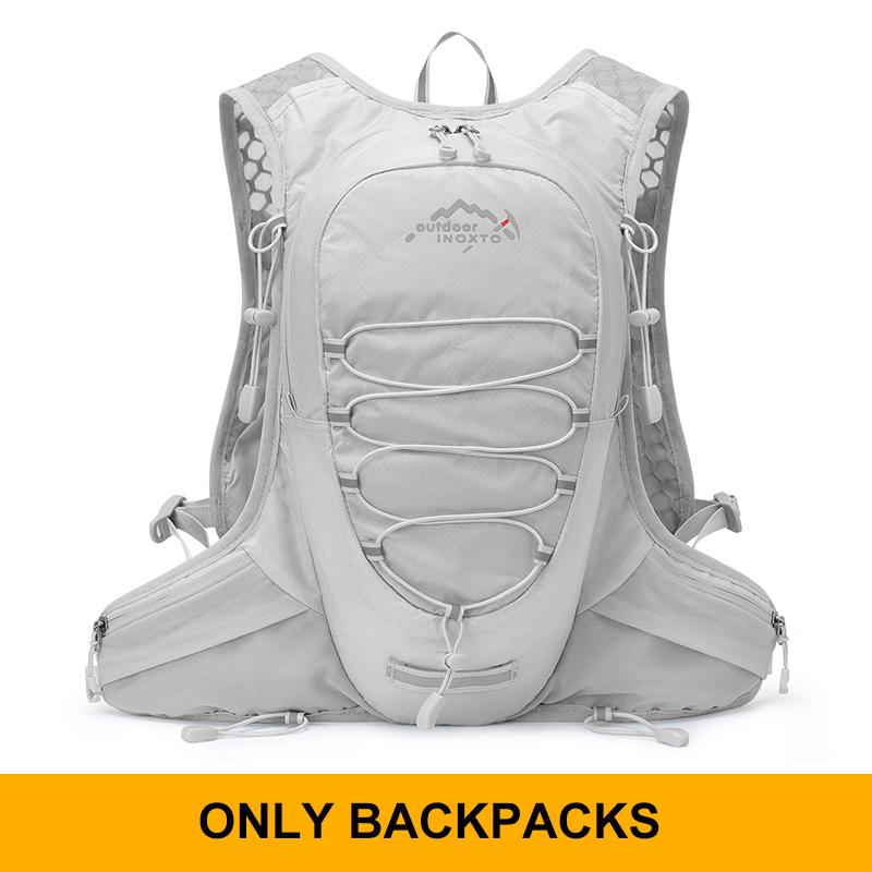 

Inoxto-Portable Waterproof Bicycle Backpack, 10 Liters, Water Bag, Suitable For Outdoor Sports, Mountaineering, Hiking, Hydratio сірий колір