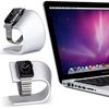 Support de Charge en Métal Aluminium pour Apple Watch 11 10 ultra2 3 Support Berceau de Charge Support Station d'Accueil Chargeur Smartwatch