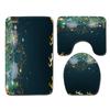 Christmas Bathroom Floor Mat Toilet Three-Piece Set