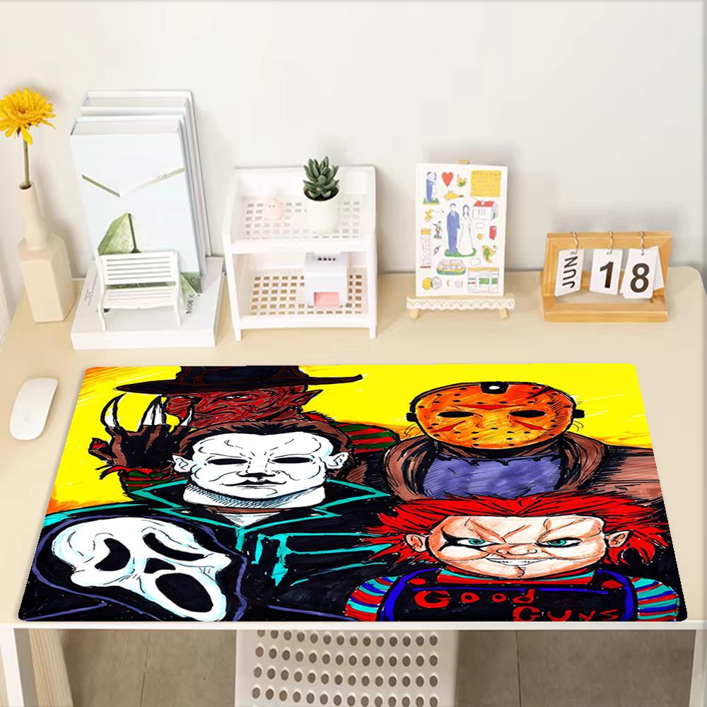 Halloween horror Theme Mouse Pad, Non Slip Rubber Base, Multifunctional Office & Home Decor, Perfect for Workspace Personalization.
