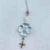 Cute Star Phone Charm Lanyard for Women Girls Fashion Beaded Flower Keyring Stylish Keychain Bag Purse Pendant