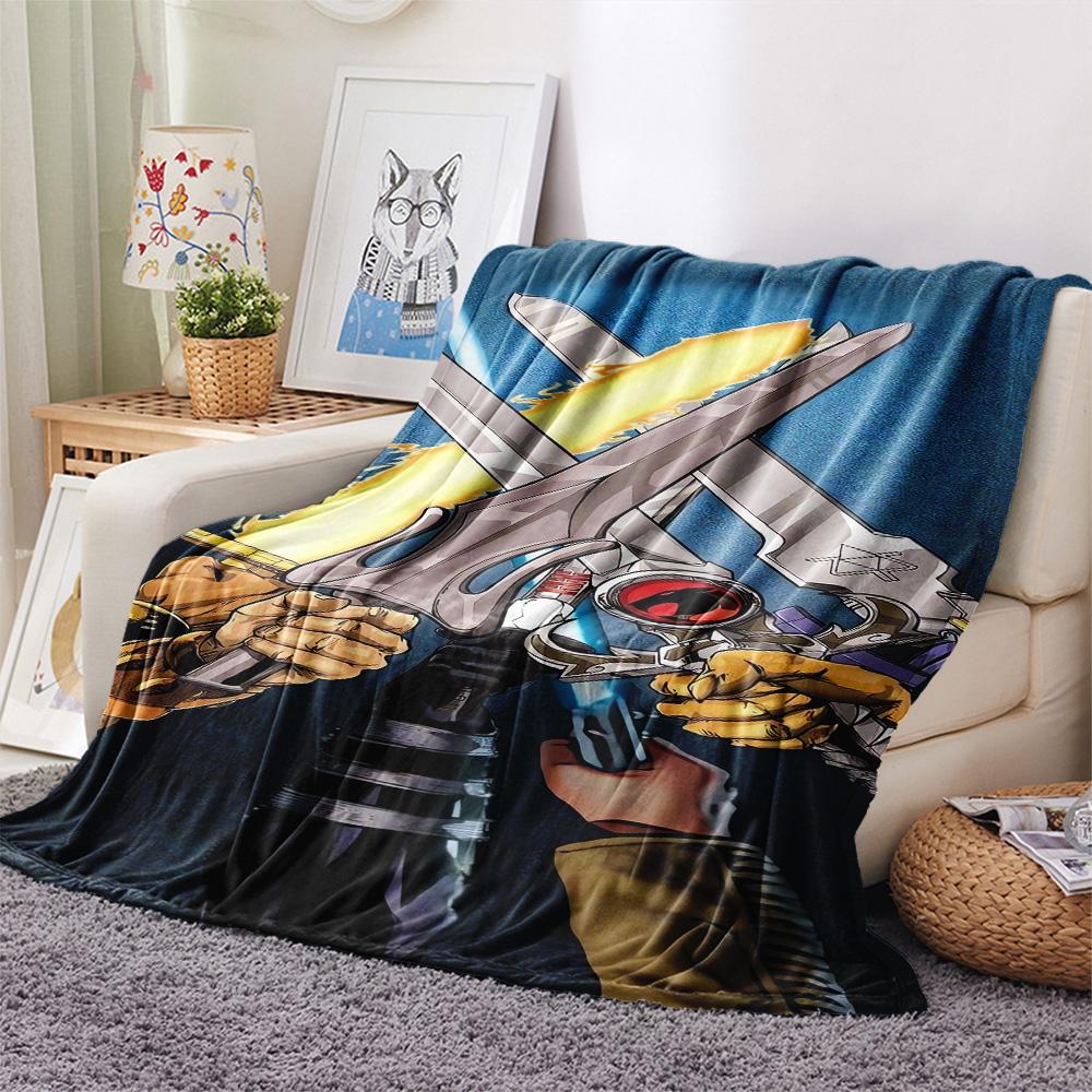 1Pc Alien Earth Print Flannel Blanket, High quality Comfortable for All Seasons, Home Decor, Warmth and Comfort, Perfect for Christmas Gifts