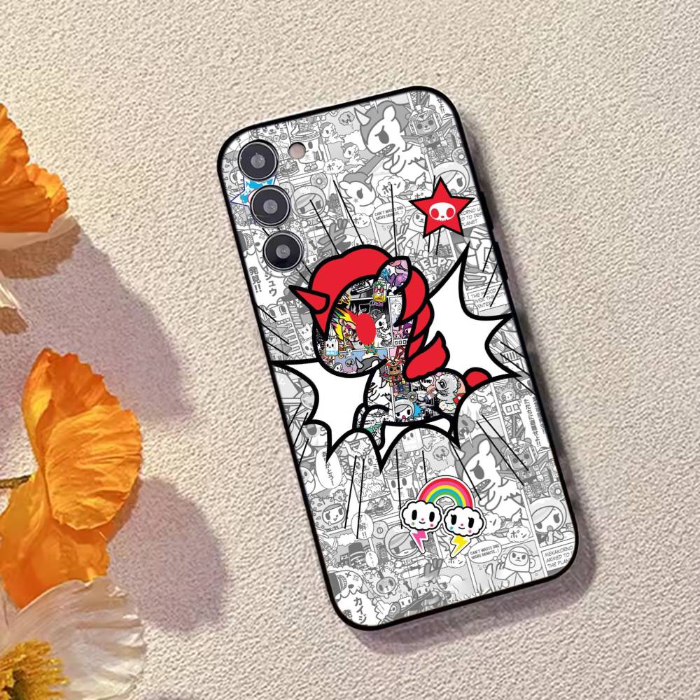Japan T-Tokidokis Phone Case Silicone Soft For Samsung Galaxy A73,A72,A71,A70,A53,A52,A51